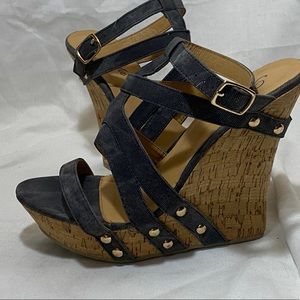 Size 9 Denim wedge